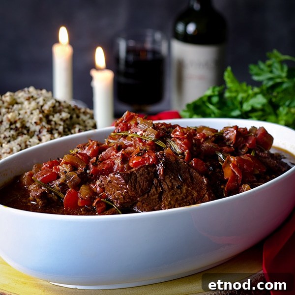 Rosemary-Braised Steak Tips Over Fluffy Quinoa Bowl 4 Rosemary Braised Steak Tips with Quinoa.