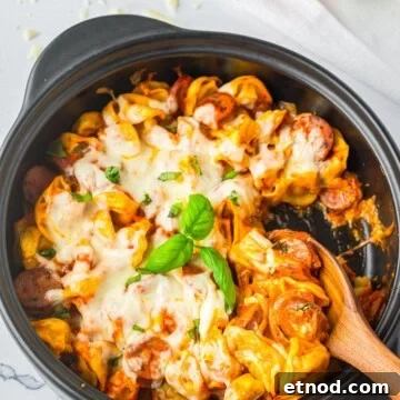 Creamy Italian Sausage Tortellini Bake: Cheesy Oven Pasta Delight 15 Sausage tortellini bake