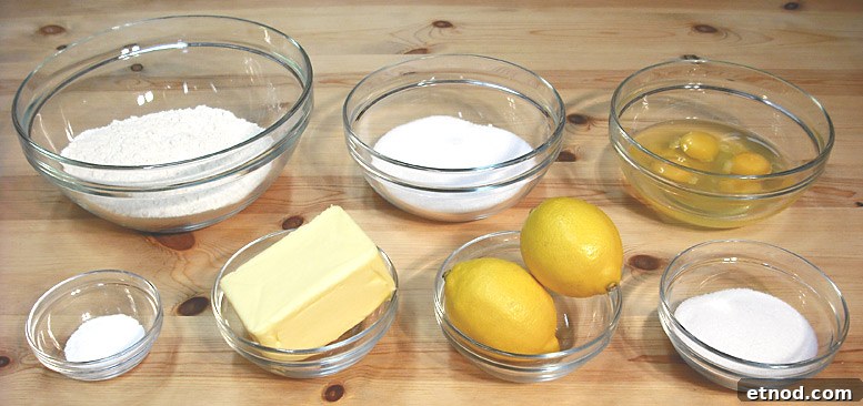 Lemon Drizzle Cake Ingredients