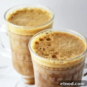 This Banana Milk Coffee is sweet, warming and delicious. It's the perfect way to wake up on a chilly morning or relax and unwind throughout the day.