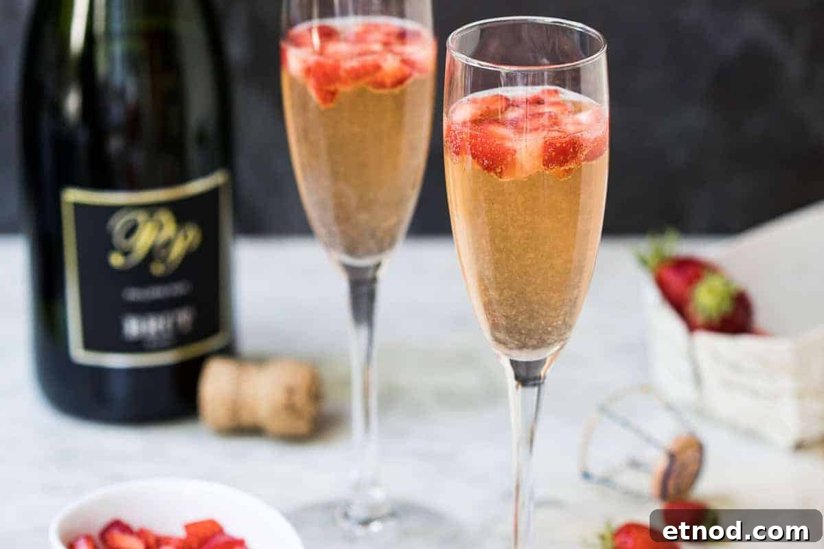 Strawberry Mimosa