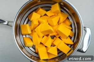 Steaming the pumpkin