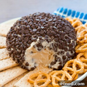 Chocolate Chip Cheeseball Dessert Dip Recipe 3 Chocolate Chip Cheese Ball Recipe