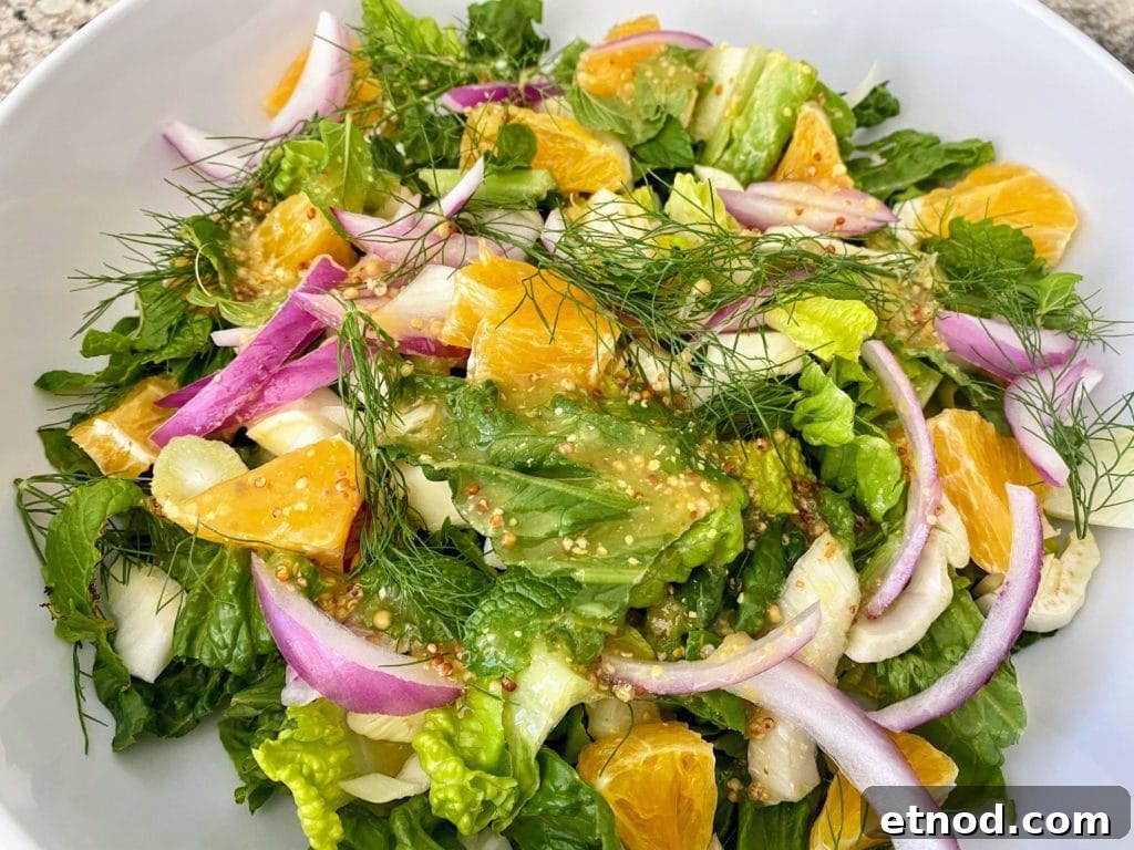 Citrus Fennel Salad with Oranges and Fresh Herbs 7 Fennel Salad with Oranges Close up