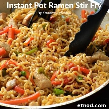 easy ramen stir fry in instant pot