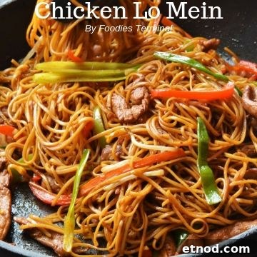 Chicken Lo mein take out style