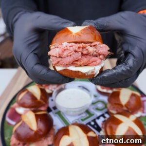 Juicy Grilled Prime Rib Sliders Recipe for Game Day 12 grilled prime rib sliders presented.