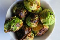 Crispy Grilled Brussels Sprouts with Balsamic Glaze