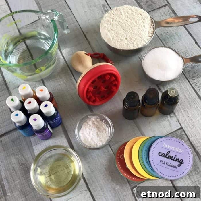 Calming Aromatherapy Playdough to Reduce Stress and Anxiety 3 homemade aromatherapy playdough in jars