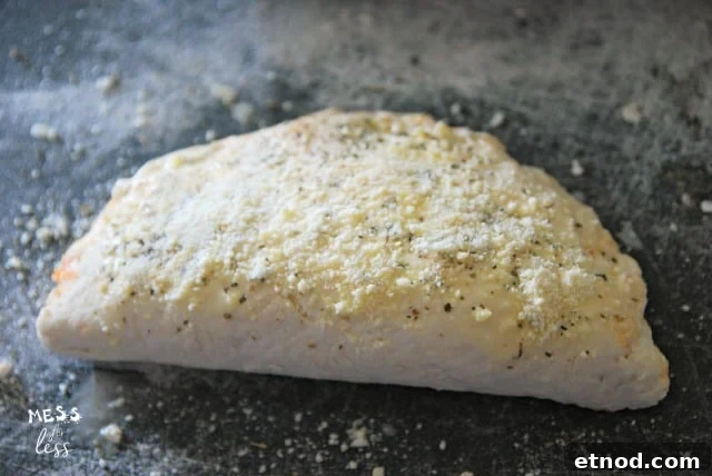 2 Ingredient Dough Calzone