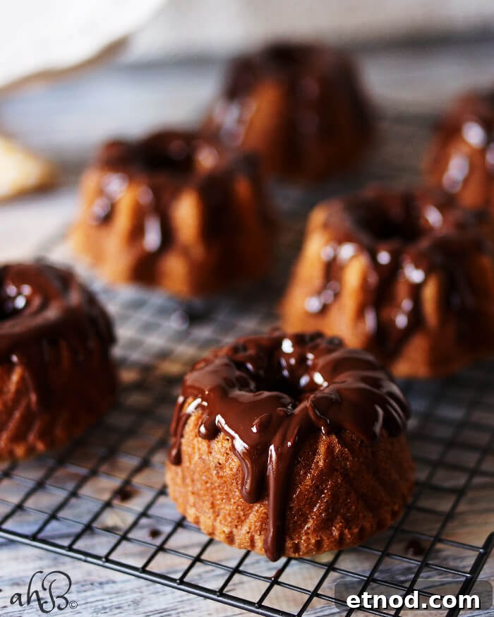 Mini Banana Bundt Cake Recipe: Moist Individual Banana Cakes 5 Mini Banana Bundt Cakes