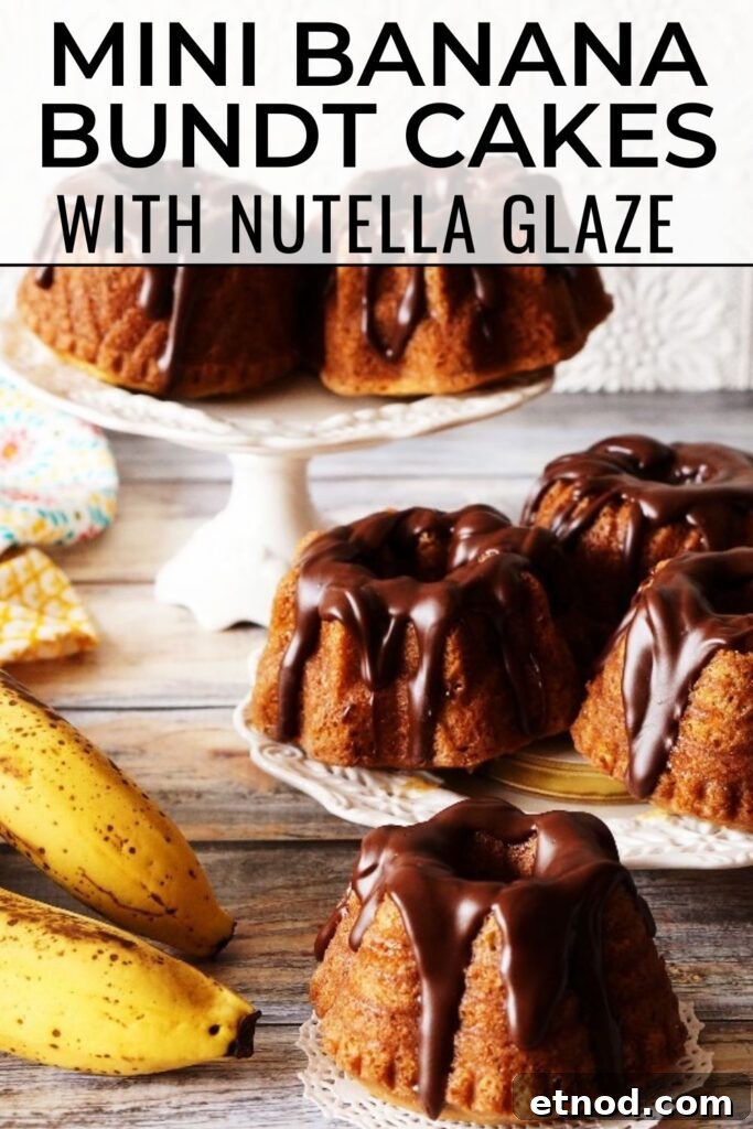 Mini Banana Bundt Cake Recipe: Moist Individual Banana Cakes 7 Mini Banana Bundt Cakes