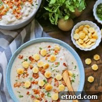 Classic New England Creamy Clam Chowder Recipe 9 Recipe image
