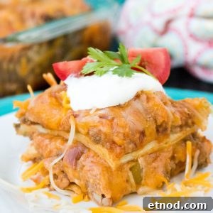 Cheesy Beef Enchilada Casserole Recipe for Family Dinners 6 beef enchilada casserole