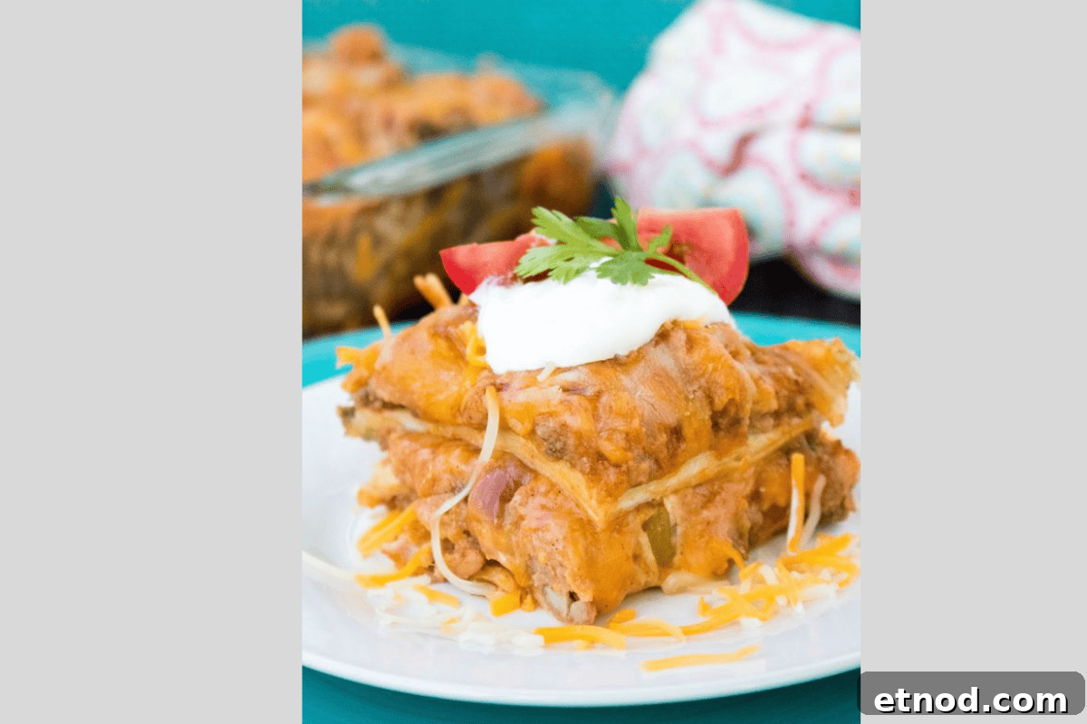 Cheesy Beef Enchilada Casserole Recipe for Family Dinners 7 img 22948 6