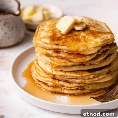 Fluffy Banana Pancake Recipe: Light, Tender Banana Pancakes 4 Buttermilk Pancakes