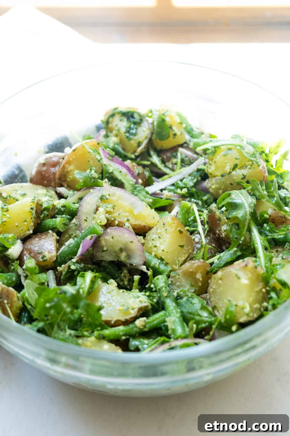 finished italian red potato salad no mayo
