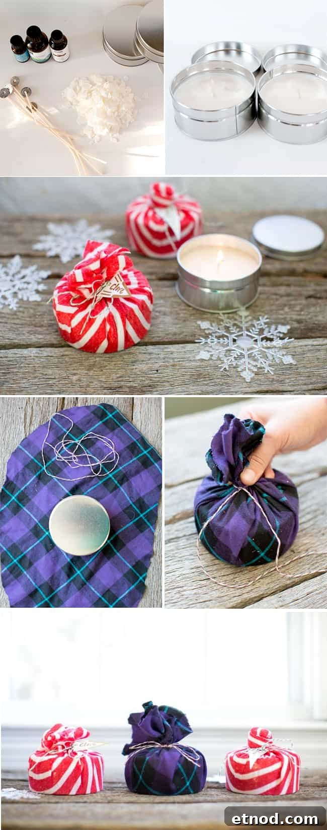 Perfect Hostess Gift! DIY Soy Wax Candles
