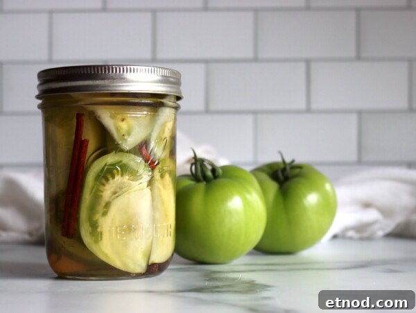 Authentic Amish Chow-Chow Recipe: Classic Southern Pickled Relish 8 Sweet Pickled Green Tomatoes