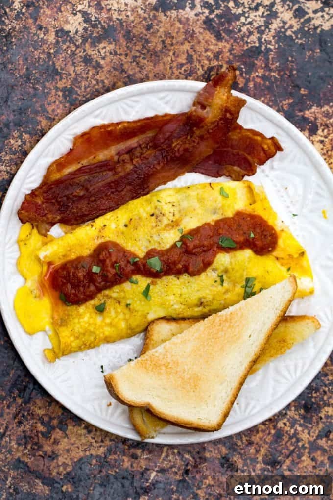 Spicy Chorizo and Chile Omelette Recipe for Brunch 3 Chorizo Chile Omelet