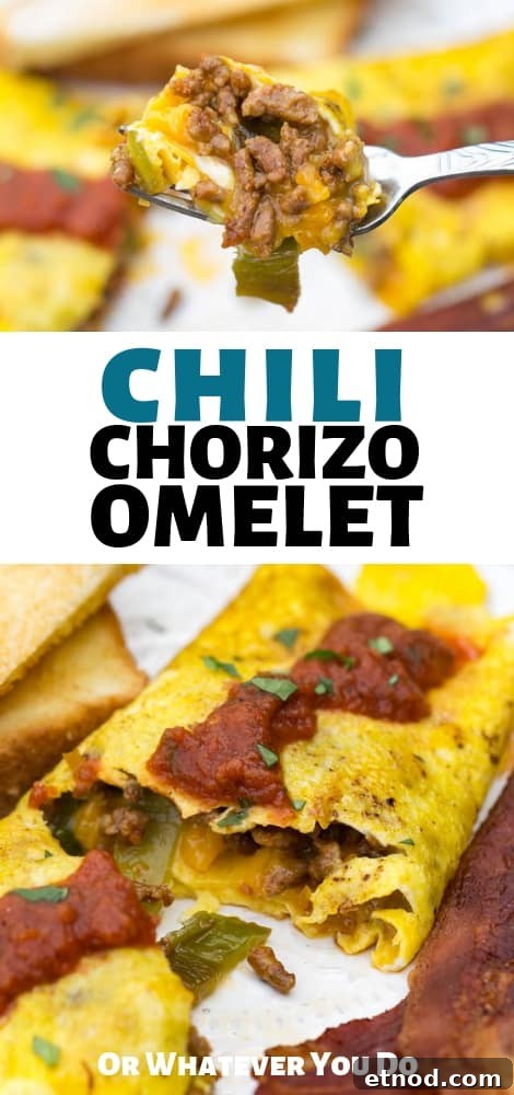 Spicy Chorizo and Chile Omelette Recipe for Brunch 9 Chorizo Chili Omelet