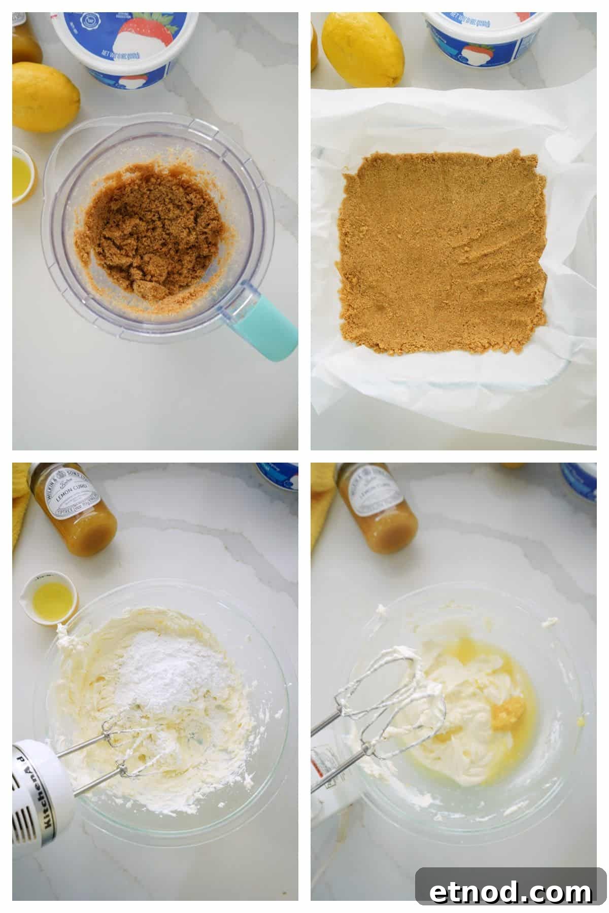 Limoncello Cheesecake Bars (No-Bake) 5 img 27228 4
