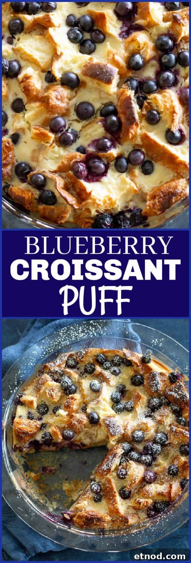 Blueberry Croissant Puff Recipe: Flaky, Fruity Breakfast Pastry 9 Blueberry Croissant Puff