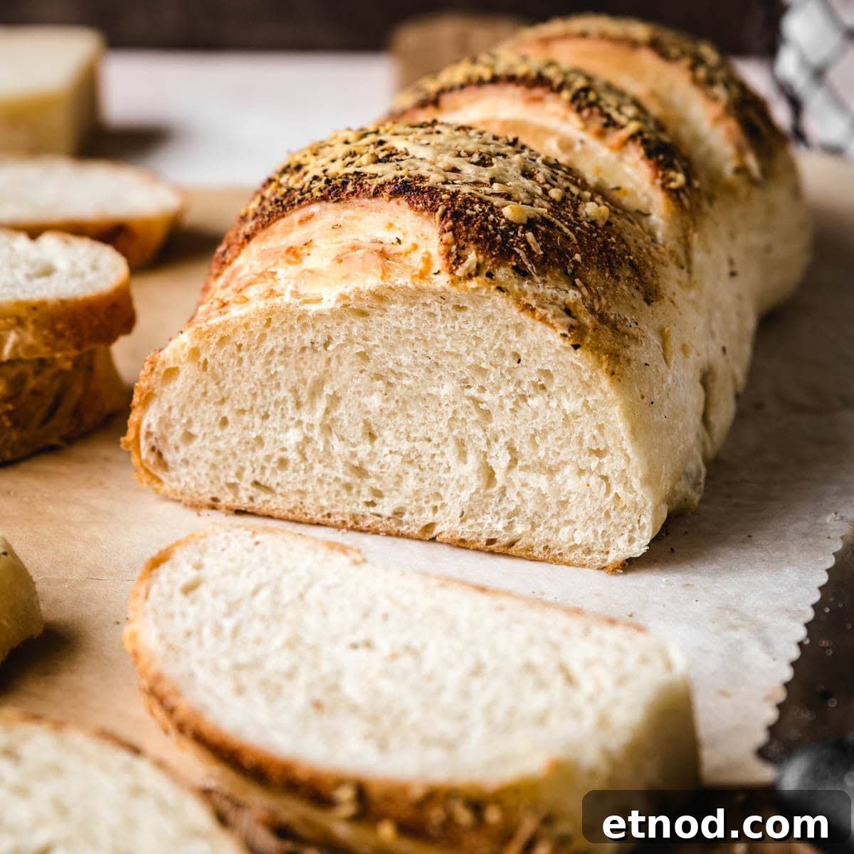 Crusty Italian Herb Cheese Bread — Same-Day or Overnight Recipe 14 Crusty Italian Herb Cheese Bread.