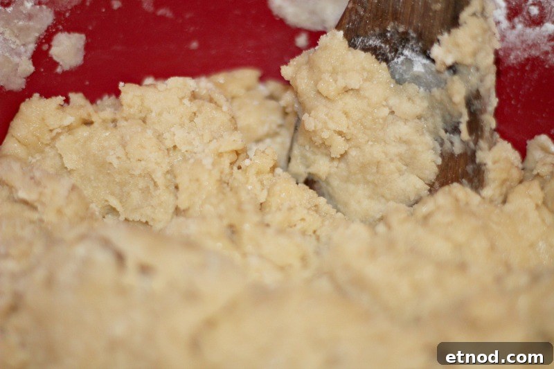 Cookie dough in muffin tin