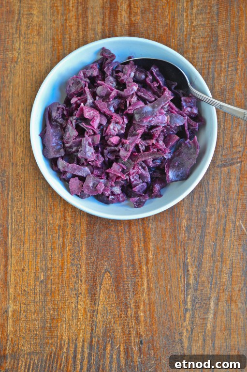 Slow-Cooked Braised Red Cabbage with Apples 2 Slow Cooker Braised Red Cabbage and Apple