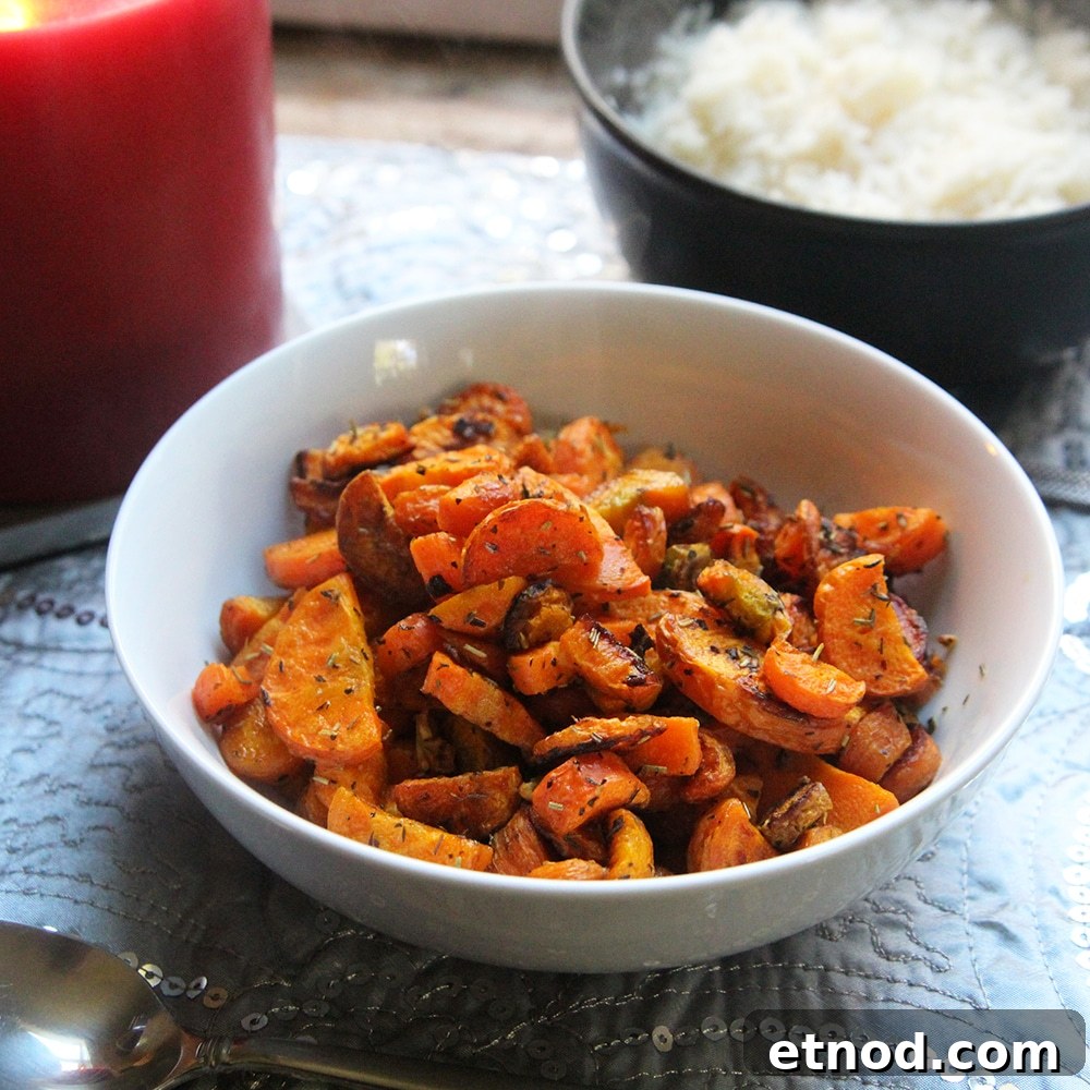 Roasted Carrots with Garlic and Herbs
