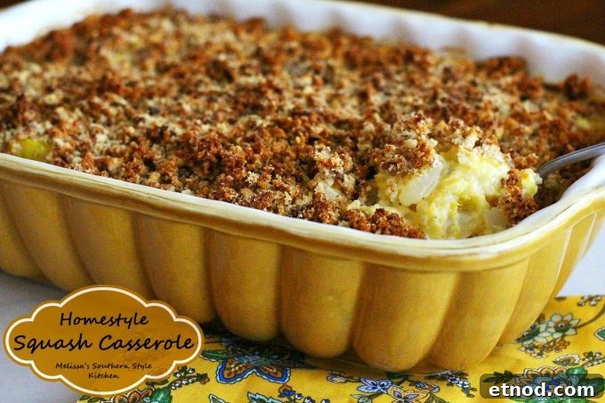 Homestyle Squash Casserole