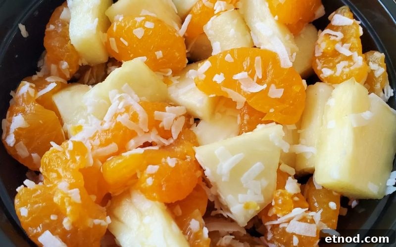 Mandarin fruit salad