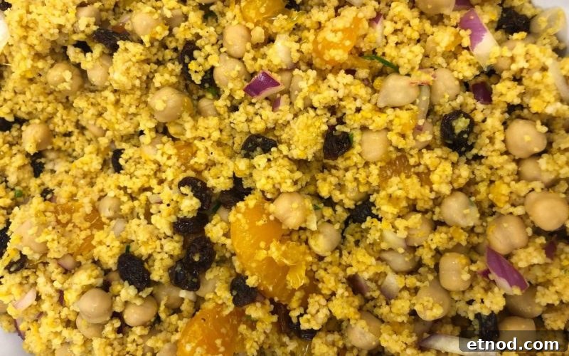 Orange couscous salad