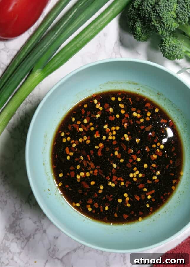 30-Minute Korean Ground Beef Stir-Fry (One-Pot Recipe) 4 korean soy sauce mixture in a bowl
