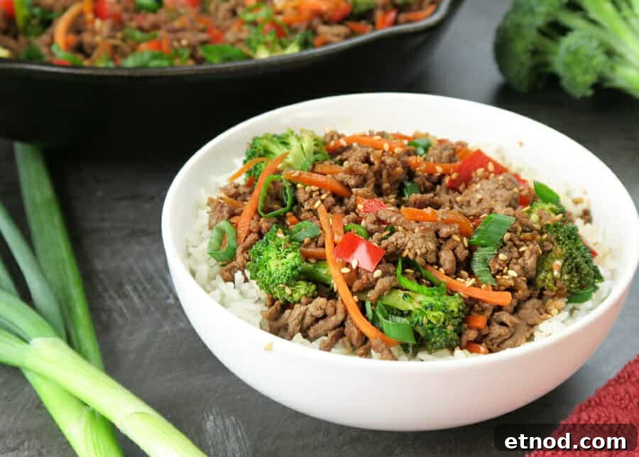 30-Minute Korean Ground Beef Stir-Fry (One-Pot Recipe) 10 img 3728 9