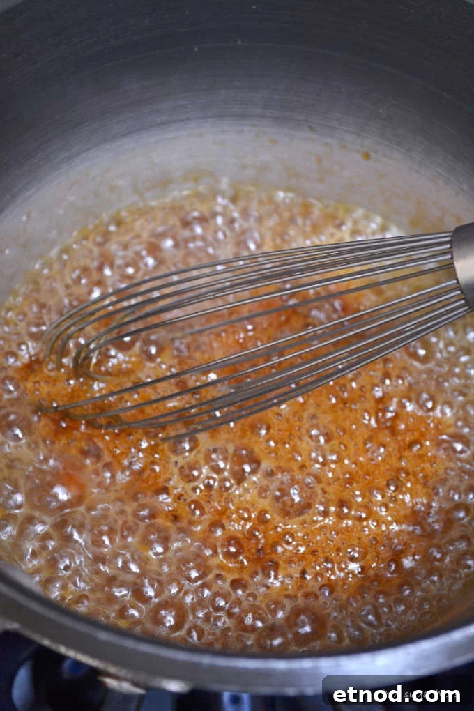 Creamy Cookie Butter Caramel Sauce Recipe 12 boiling cookie butter caramel sauce