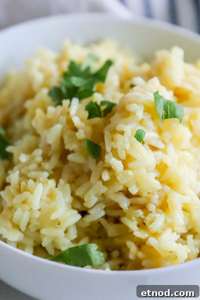Perfect Rice Pilaf Recipe You Can Make Tonight 4 rice pilaf with parsley on it