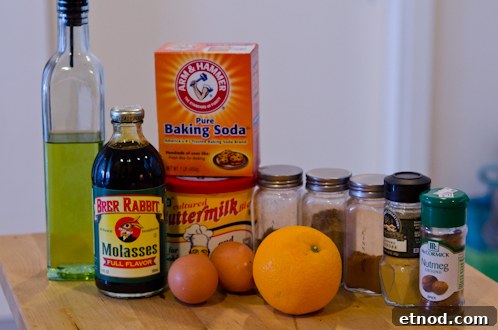 Soft Ginger Cookies with Orange Glaze Recipe 4 Ingredients for soft ginger cookies with orange glaze.