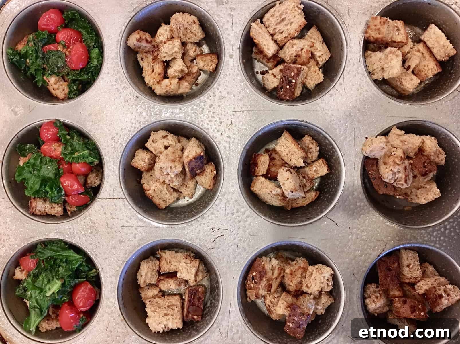 kale egg breakfast cups