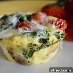 kale egg breakfast cups