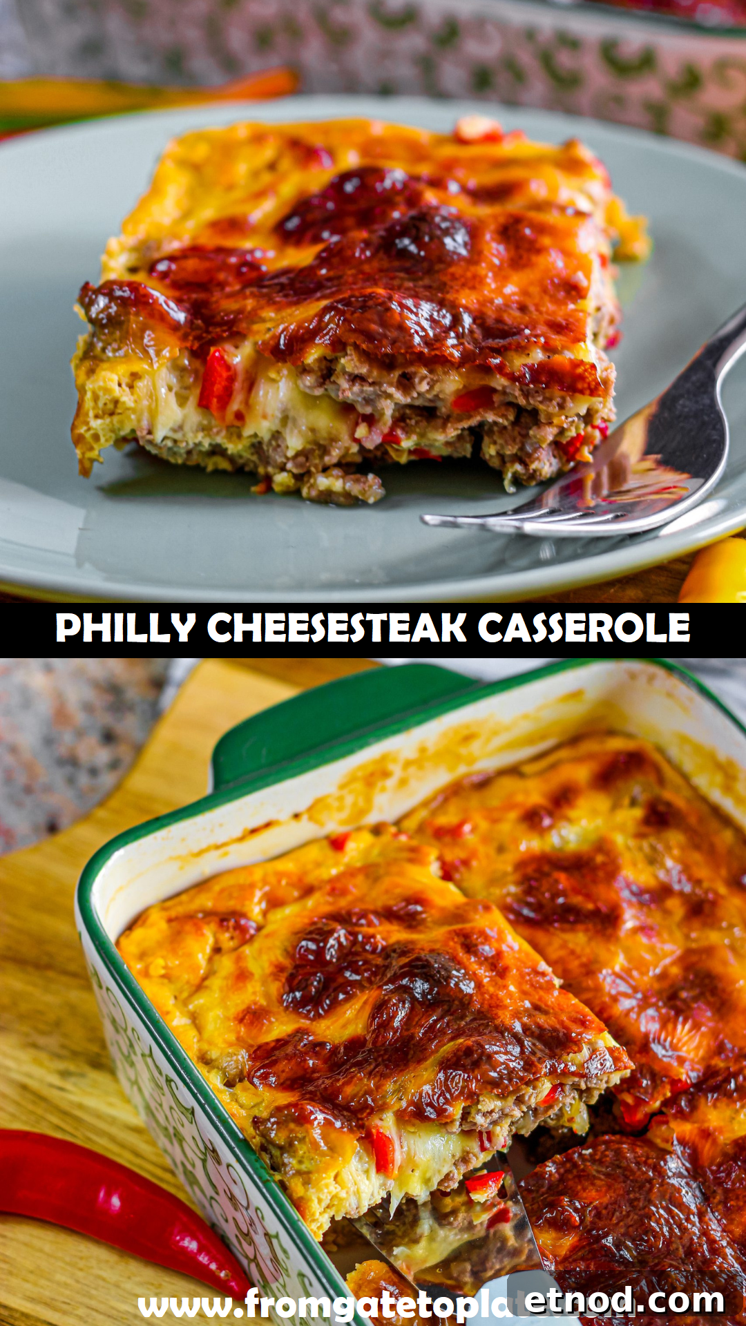 Philly Cheesesteak Casserole Recipe: Tender Beef, Melty Cheese & Peppers 14 img 4156 14