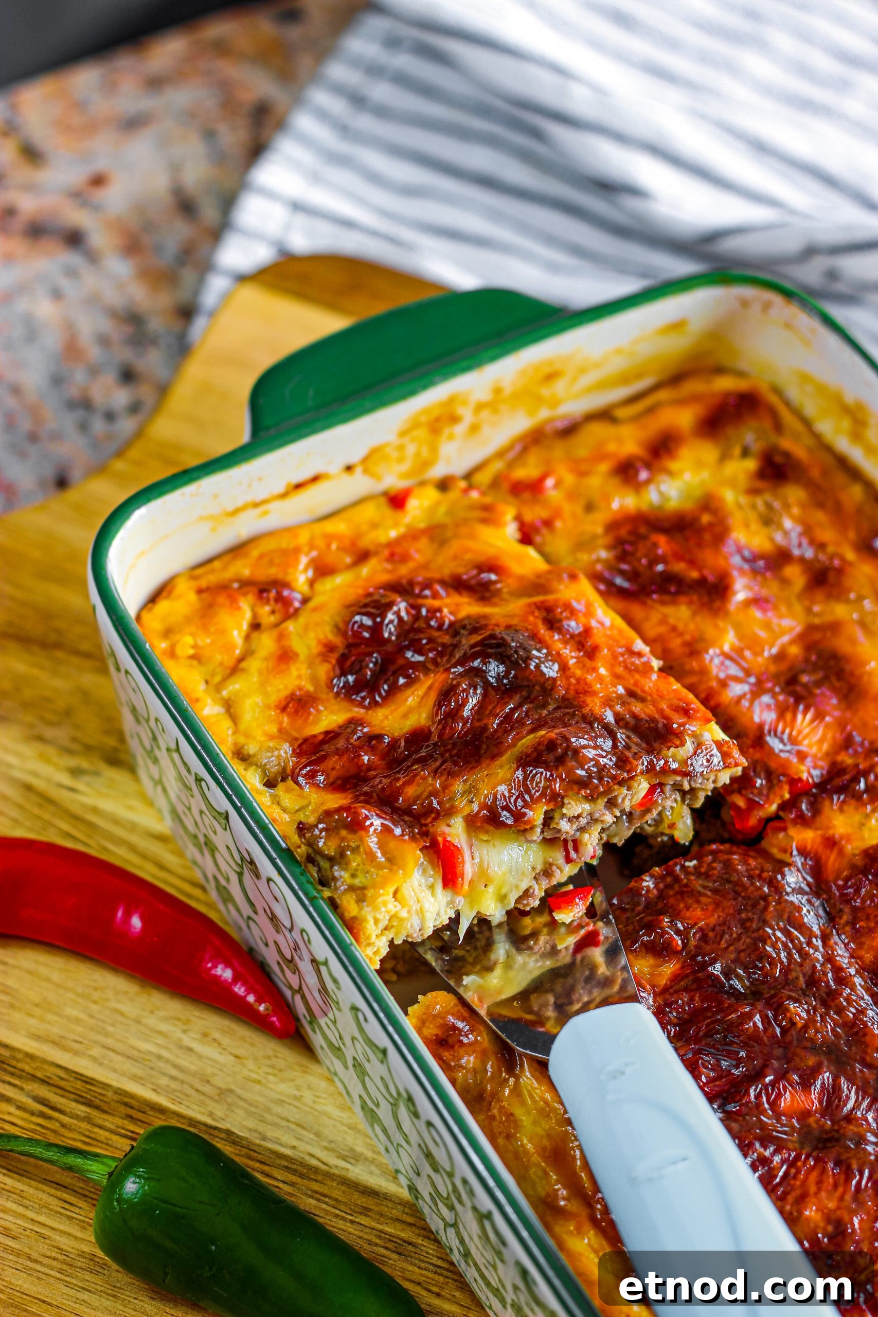Philly Cheesesteak Casserole Recipe: Tender Beef, Melty Cheese & Peppers 4 img 4156 3
