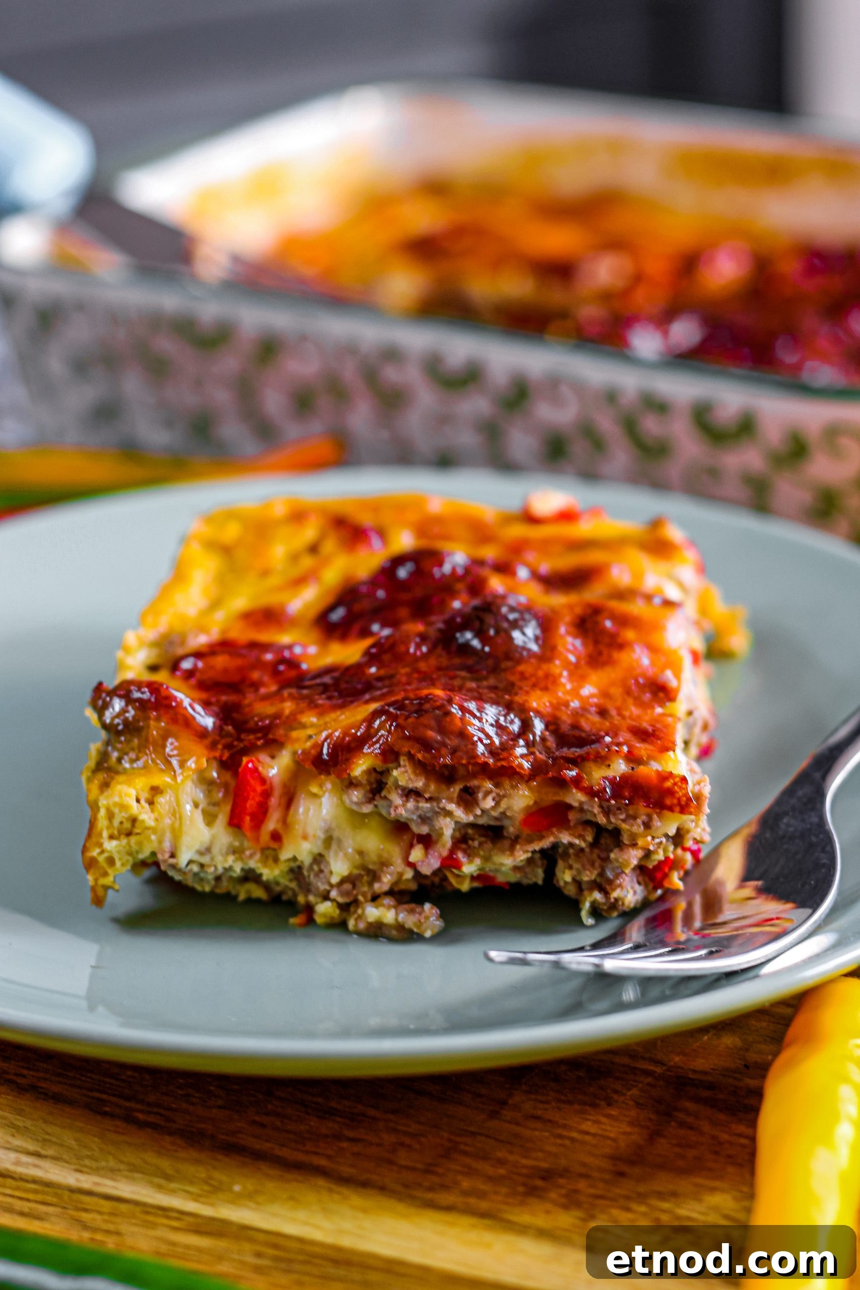 Philly Cheesesteak Casserole Recipe: Tender Beef, Melty Cheese & Peppers 5 img 4156 4