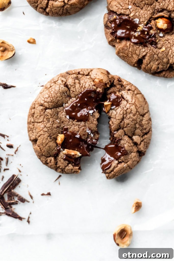 hazelnut chocolate chip cookie