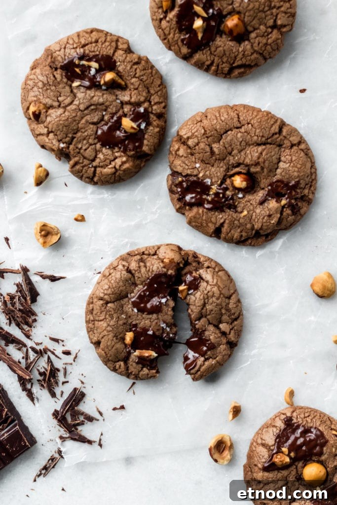 hazelnut chocolate chip cookies