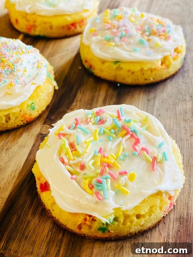 Blackstone Mini Funfetti Cakes