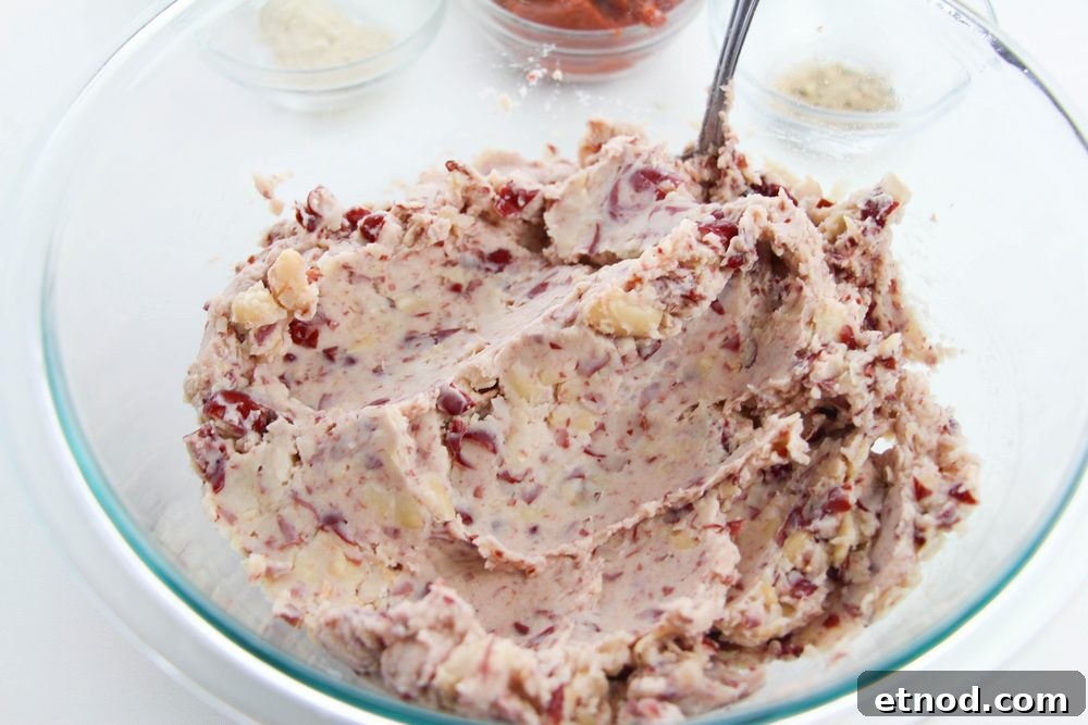 mashed bean mixture for burgers
