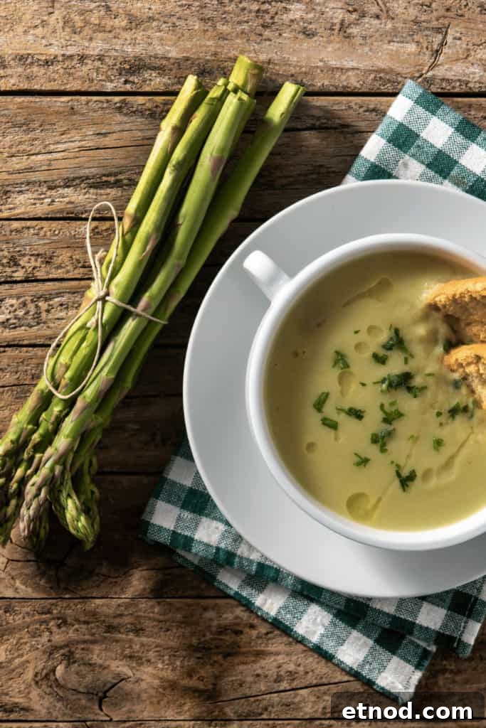 Asparagus portions by a Cup Asparagus portions by a Cup