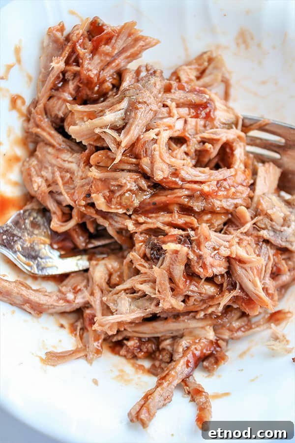 Slow Cooker BBQ Pulled Pork Recipe for Tender, Shredded Pork 7 Slow Cooker BBQ Pulled Pork (Instant Pot BBQ Pork)